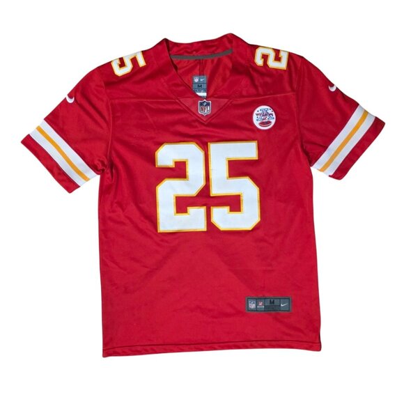 Clyde Edwards-Helaire Jersey Medium Nike Chiefs 25 Red NFL On Field - Picture 2 of 5
